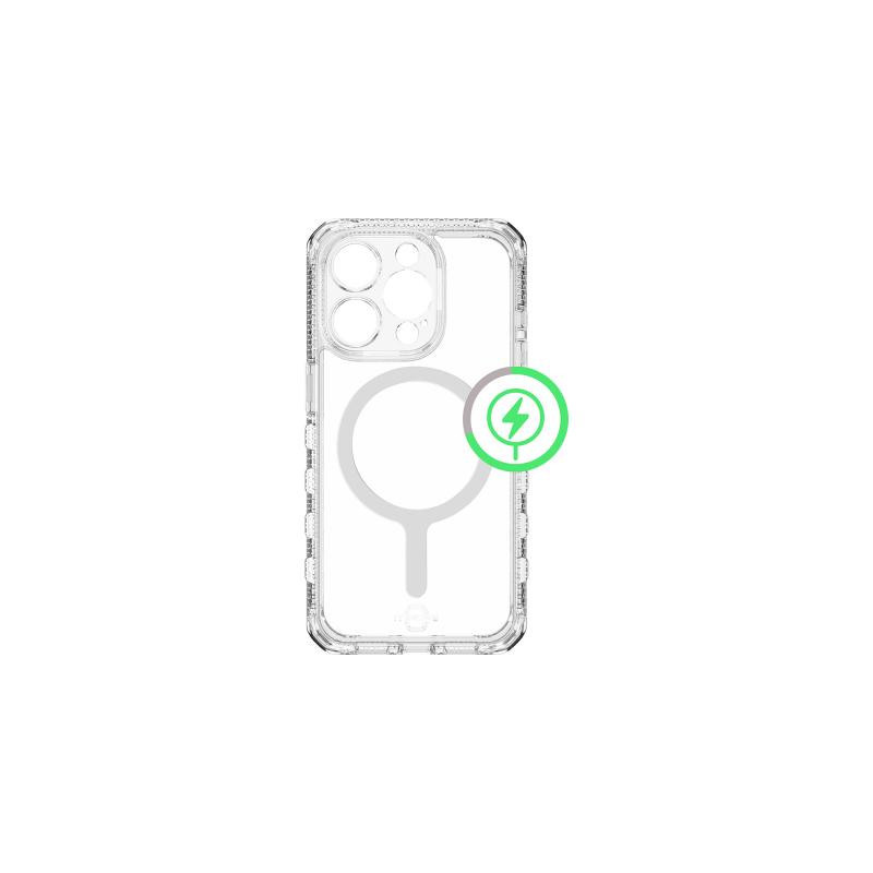 Coque renforcée MagSafe iPhone 15 Pro Suprem Clear 4.5m Transparente - Certifié GRS