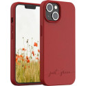 Coque iPhone 14 Natura Eco-conçue Rouge - Just Green