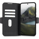 Folio Samsung Galaxy A16 4G / A16 5G Oslo Pro Cuir Vegan Fonction Stand Noir - Certifié GRS