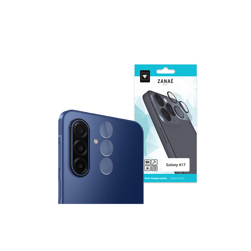 Verre trempé caméra bloc Galaxy A17 Transparent