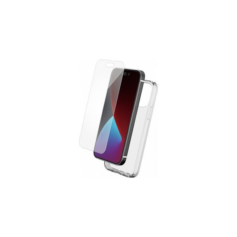 Pack Coque iPhone 14 Pro Max Souple Transparente + Protège écran