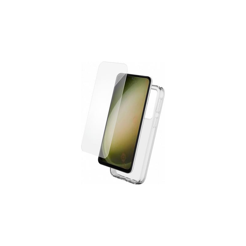 Pack 2 en 1 Coque Samsung Galaxy S24+ Souple Transparente + Protège écran 2.5D - Certifié GRS