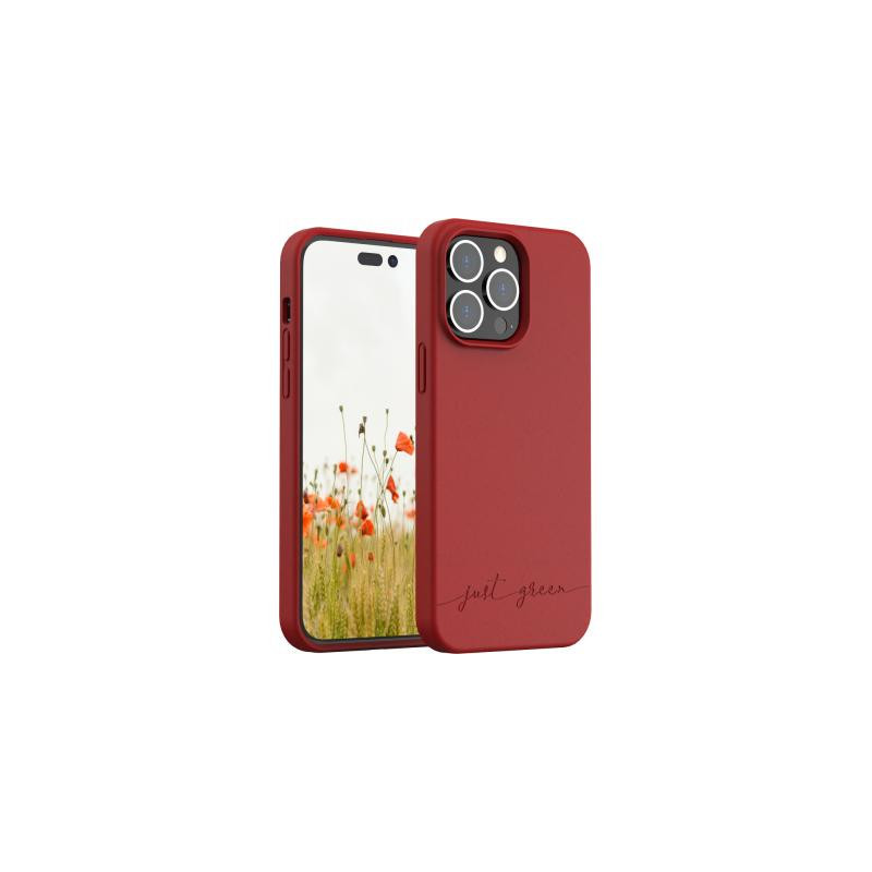 Coque iPhone 14 Pro Natura Eco-conçue Rouge