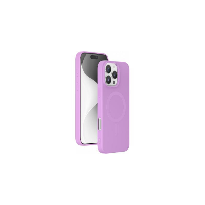 Coque MagSafe iPhone 16 Pro Max Silicone Rose