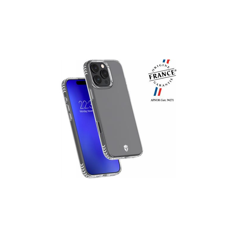 Coque renforcée iPhone 16 Pro Max PULSE Origine France Garantie 3m Transparente + Garantie à vie