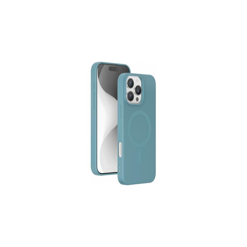 Coque MagSafe iPhone 16 Pro Max Silicone Verte