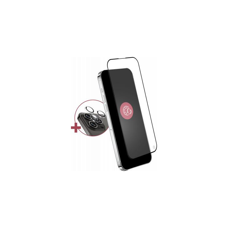 Pack Protège-écran iPhone 16 Pro Max 2.5D Original + 2 Protège Lentilles + Garantie à vie