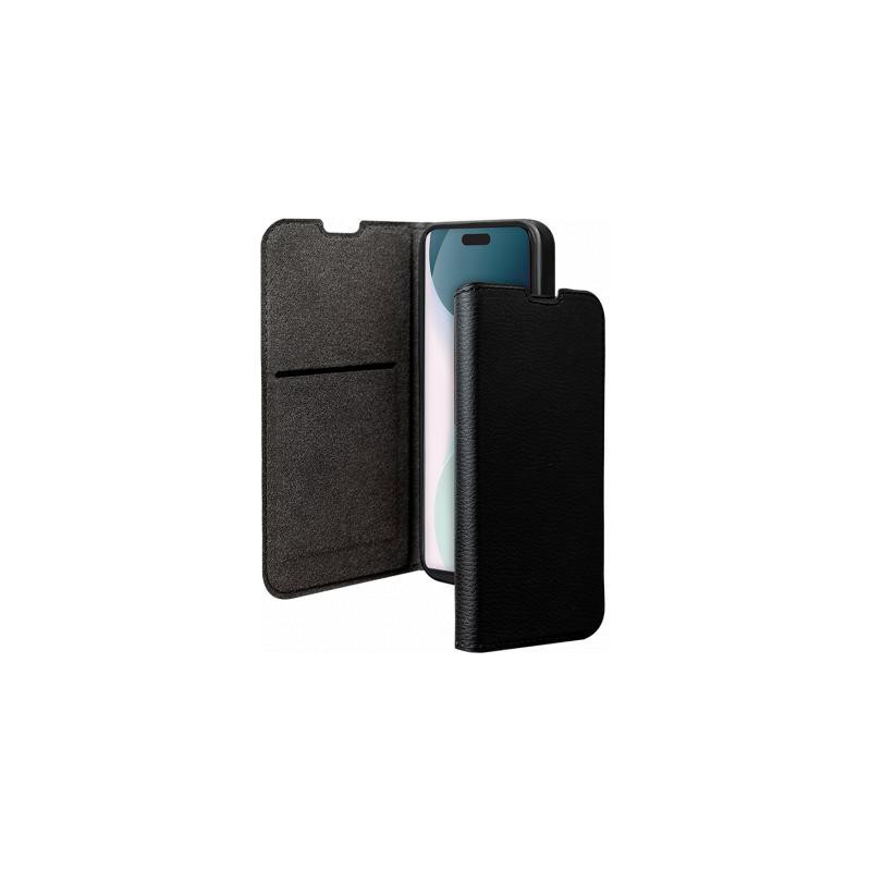 Folio iPhone 16 Pro Wallet Fonction Stand Noir