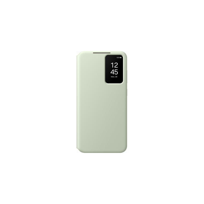 Folio Samsung Galaxy S24+ S View Cover avec fenêtre transparente Vert Clair