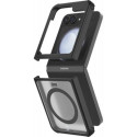 Coque renforcée Magnet Samsung Galaxy Z Flip 6 / Flip 7 FE DUO Frost 2m Noire + Garantie à vie