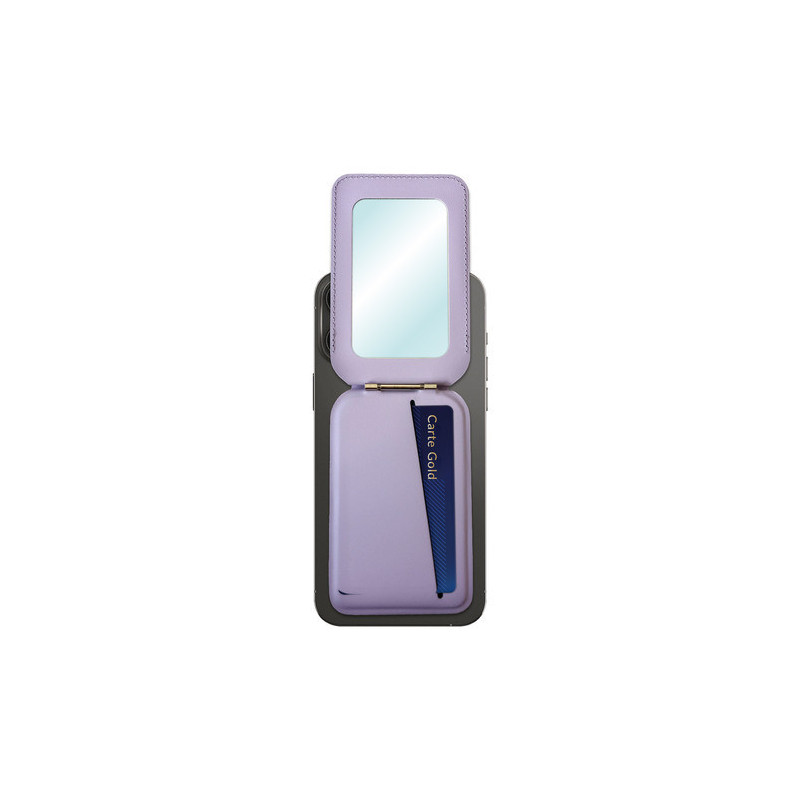 Porte-cartes MagSafe avec Miroir Lilas