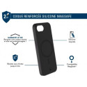 Coque renforcée MagSafe iPhone 17e / 16e SILICONE 2m Noire + Garantie à vie