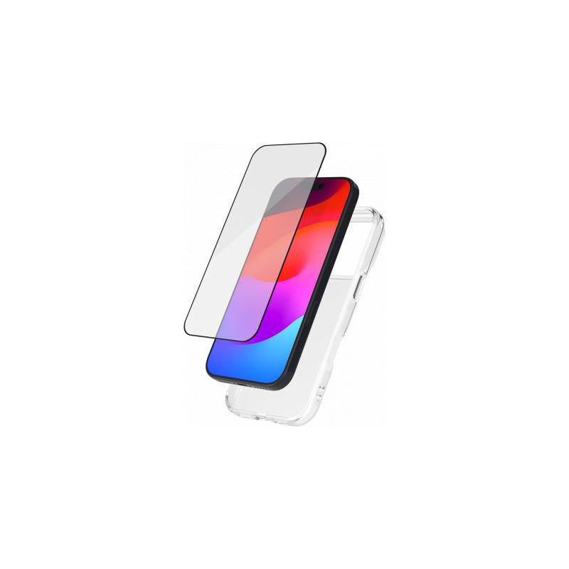 Pack 2 en 1 Coque iPhone 18 Pro / 17 Pro Souple Transparente + Protège écran 2.5D + SmartFrame™ - Certifié GRS