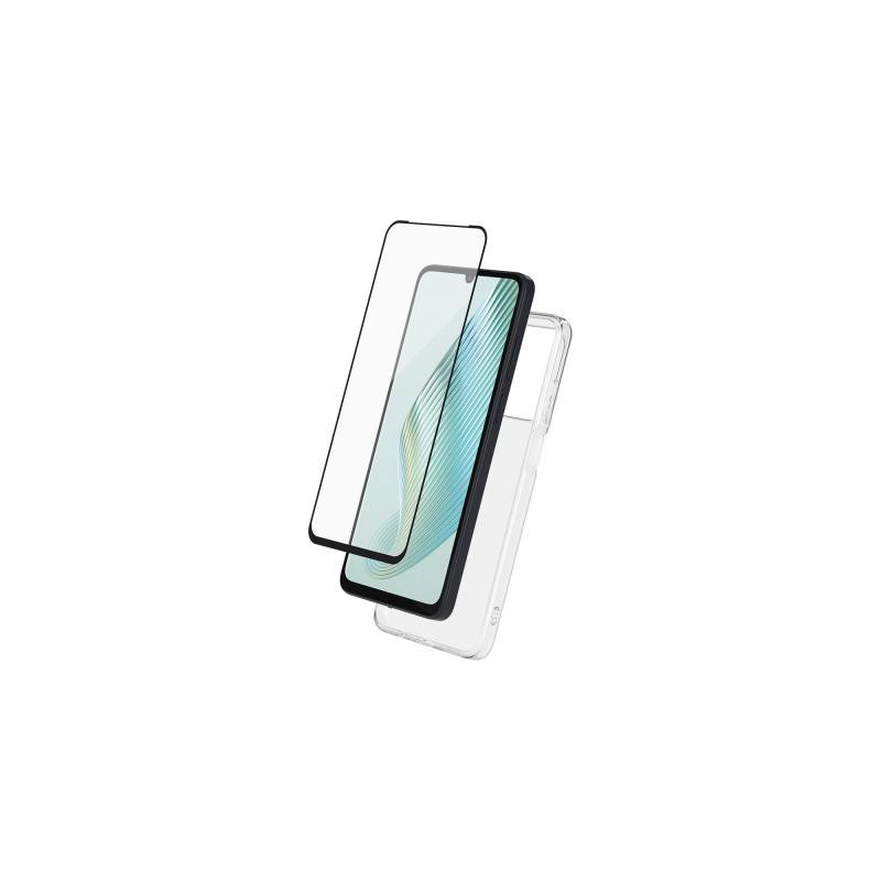 Pack 2 en 1 Coque Honor X5C Plus Souple Transparente + Protège écran 2.5D + SmartFrame™ - Certifié GRS