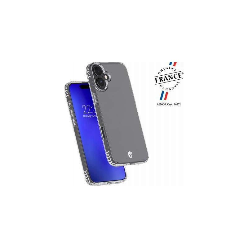 Coque renforcée iPhone 16 Plus PULSE Origine France Garantie 3m Transparente + Garantie à vie - Origine France Garantie