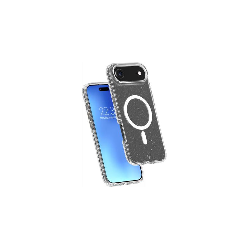 Coque renforcée MagSafe iPhone Air AIR XTREM 4m Norme Militaire MIL-STD 810G Transparente Paillettes + Garantie à vie