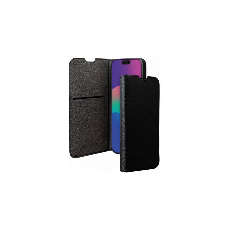 Folio iPhone 17 Air Wallet Fonction Stand Noir - Certifié GRS