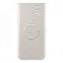 Powerbank sans fil 10000mAh 7.5W Qi Smart Watch Charging 2 ports USB C Beige