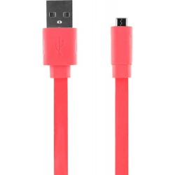 Câble universel rose de charge USB/Micro USB 20 cm