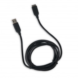 Cable OMUVIT USB3.0-MICRO USB3.0 noir droit 1.80m