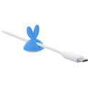Clips lapin adhésif pour câble