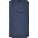Etui pour iPhone X - folio French Riviera Façonnable bleu marine 