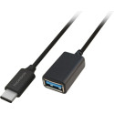 Adaptateur USB C/USB A noir Thomson