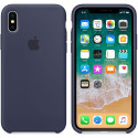 ORIGINE Apple Coque en silicone Bleu nuit Apple iPhone X