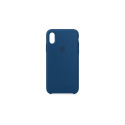 Coque pour iPhone Xs - en silicone Bleu horizon