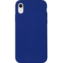 Coque iPhone XR Puro emi-rigide bleue Icon