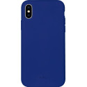 Coque iPhone XS Max Puro semi-rigide bleue Icon