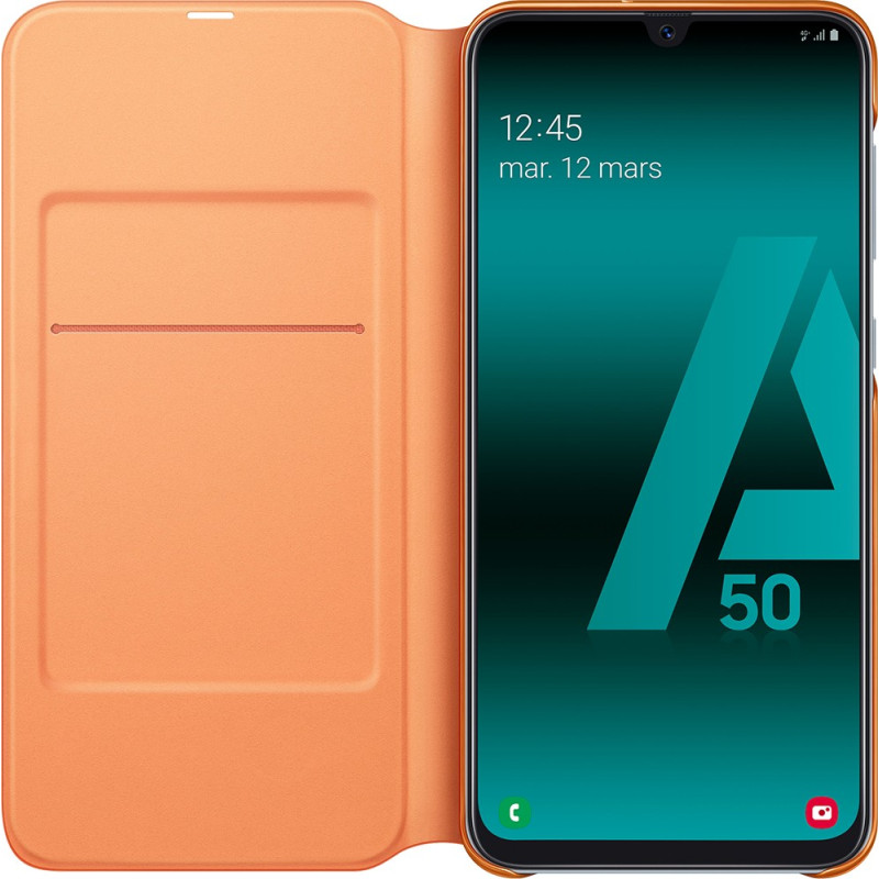 Etui folio Samsung Galaxy A50 A505 blanc 