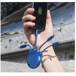 Chargeur Octopus Booster  -  Power bank bleu