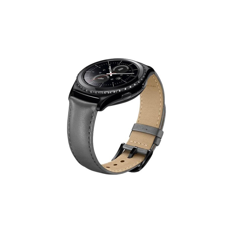 Bracelet en cuir gris Samsung pour montre Gear S2 Classic