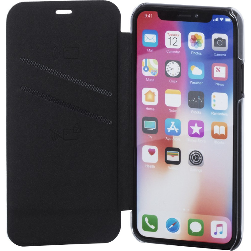 Etui folio pour iPhone X/XS - noir