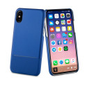 COQUE APPLE IPHONE X/XS SKIN CASE EDITION DOUBLE PU BLEU