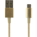 Câble USB/ micro USB réversible Thomson doré