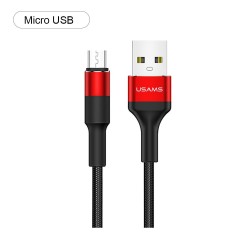 USAMS, Cable tresse charge rapide pour Micro USB