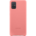 Coque Samsung G A71 Silicone rose Sams