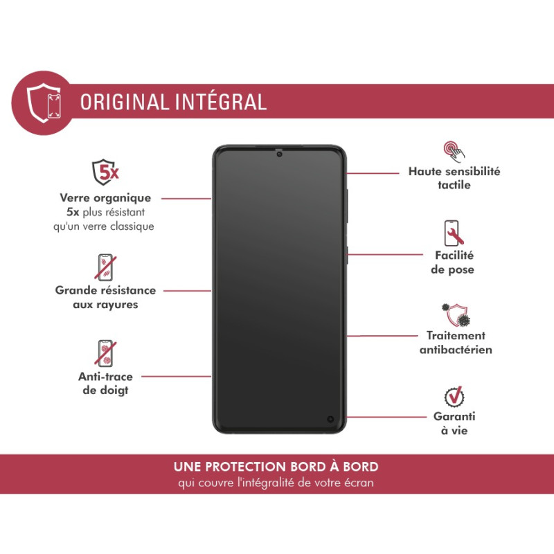 Protège écran Samsung G S21+ 5G - Original Garanti à vie Force Glass