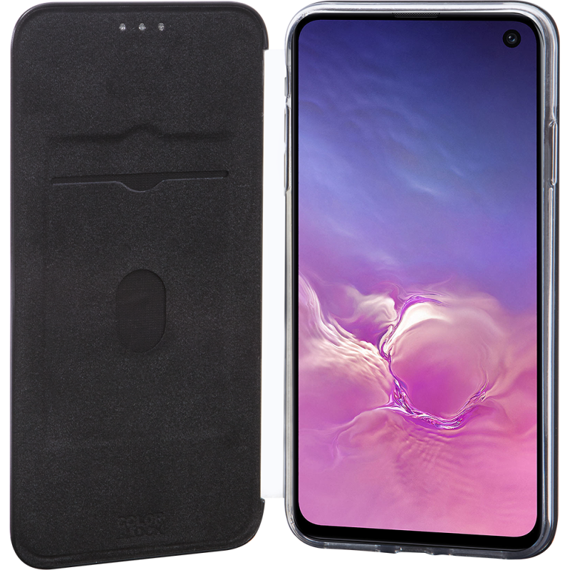 Etui folio Colorblock noir pour Samsung Galaxy 10e G970