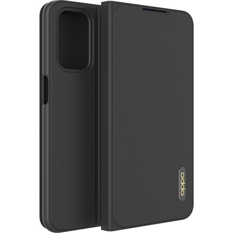 Folio Oppo A54/A74 Flip Cover Noir Oppo