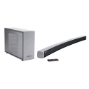 Barre de son incurvée et caisson de basses filaire 200W THOMSON SBC255BT