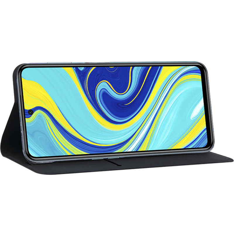 Folio Xiaomi Redmi Note 9 Stand Noir Bigben