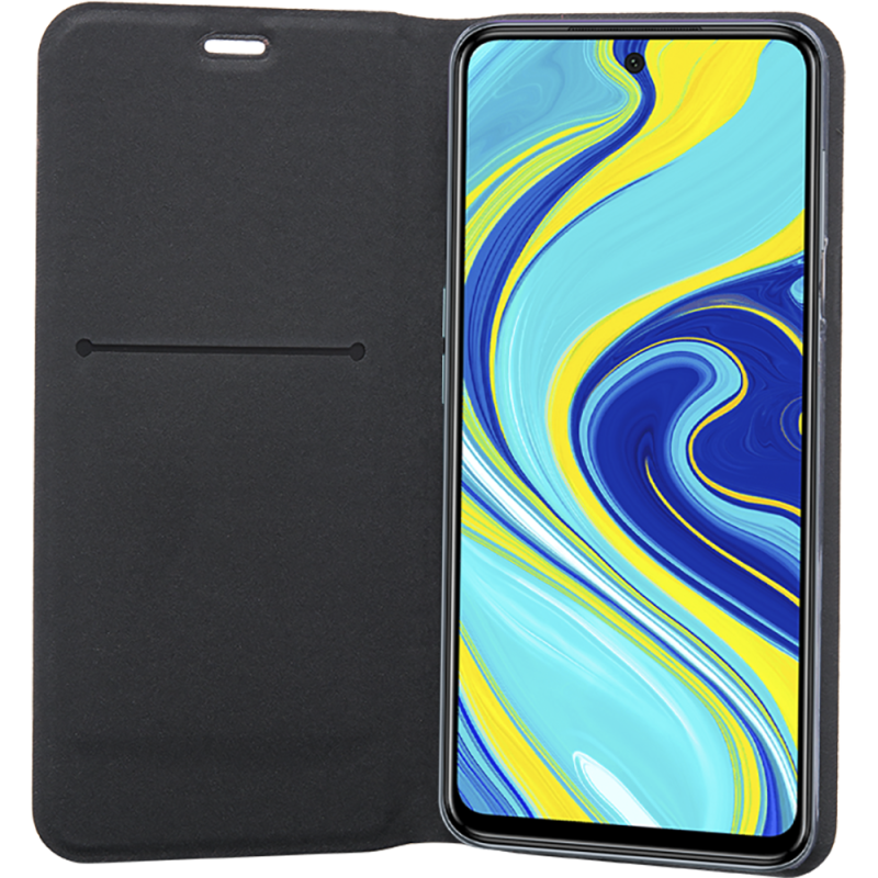 Folio Xiaomi Redmi Note 9 Stand Noir Bigben