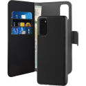 Folio 2 en 1 Samsung G S20 Coque Magnétique Noir Puro