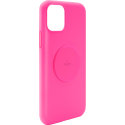Coque iPhone 11 Silicone Icon aimantée Fuchsia Fluo Puro