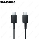 SAMSUNG Câble USB-C à USB-C 5A (Noir)