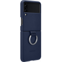 Coque Samsung G Z Flip 3 Silicone avec anneau Bleue Samsung