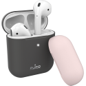 Coque Silicone Airpods Dark Grey Puro